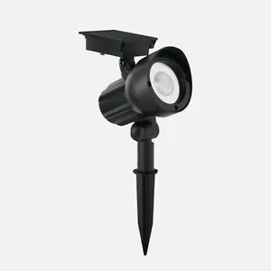 Mainstays 20 Lumen Solar Outdoor Landscape Spotlight, 1.2V, Black ONE ONLY - Picture 1 of 1