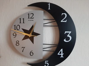 31cm Rund Modern Quartz Lautlos Wanduhr, für Büro Heim Schule,OVP - Bild 1 von 3
