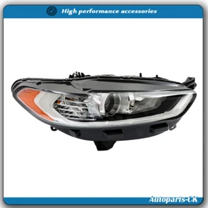 Headlight Assembly For Ford Fusion 2013-2016 Right Side Halogen Clear Lens Lamp - Picture 1 of 12