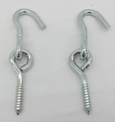 Juego de 2 ganchos para hamaca Hillman 3 3/4" TF Foto 1 de 4