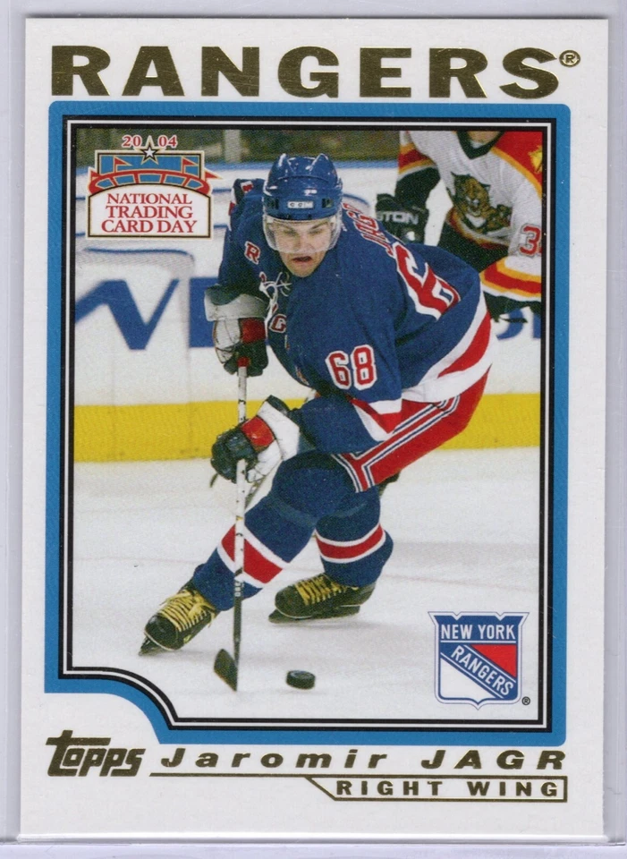 2004 TOPPS NATIONAL TRADING CARD DAY PROMO #12 OF 12  JAROMIR JAGR - RANGERS - Image 1 of 1