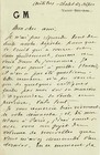 Guy de MAUPASSANT - Lettre autographe signée. Le Horla, Mont-Oriol, et Mirbeau.