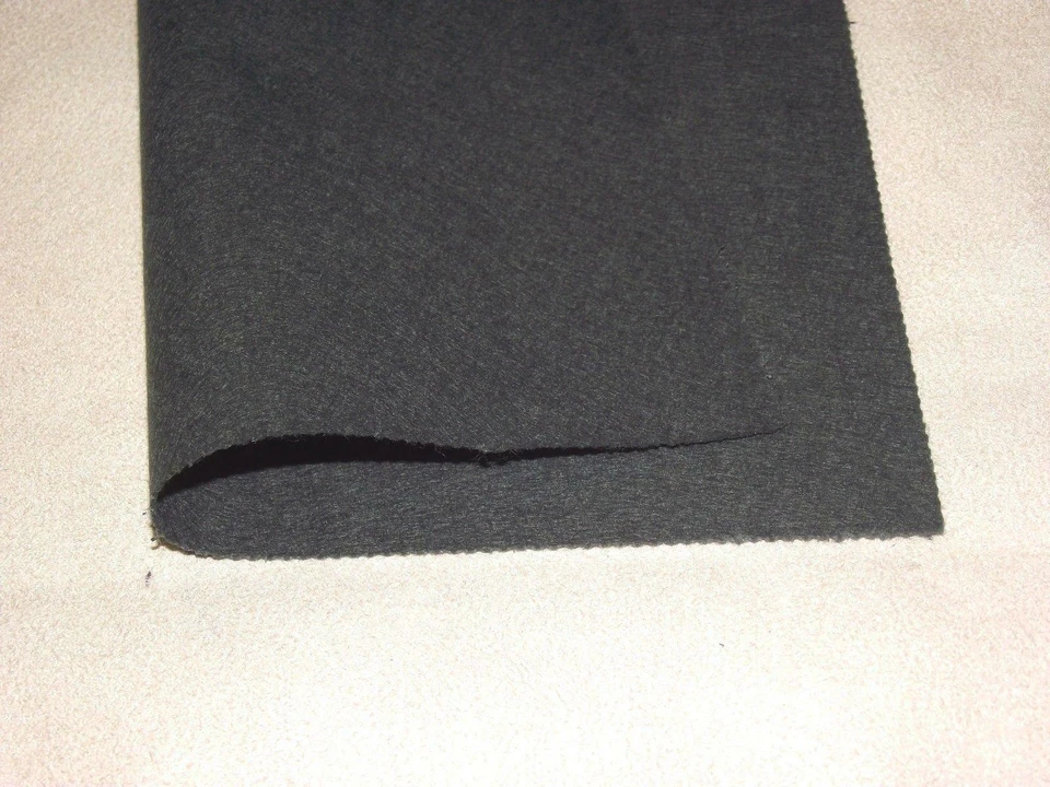 Acrylic Felt Baize Craft/Poker Fabric Material - CHARCOAL GREY - Image 1 of 1