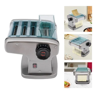 Máquina automática de fideos para hacer prensa de pasta eléctrica 110 V 9 engranajes para el hogar comercial - Imagen 1 de 19