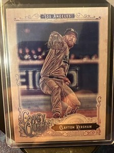 2017 Topps Gypsy Queen Clayton Kershaw Missing Backplate Bazooka Back Ssp 