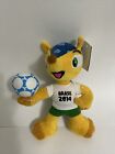 Brasil FIFA World Cup 2014 Copa Mundo Plush Mascot Soft Doll Stuffed Toy
