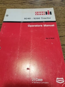 Case IH 9240 9260 Tractor factory original operators manual OEM - Picture 1 of 3