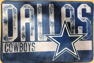 NFL Dallas Cowboys 20" x 30" Foam Bath Mat, NEW - Picture 1 of 3