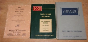 Three Vintage Slide Rule Books - Picture 1 of 1