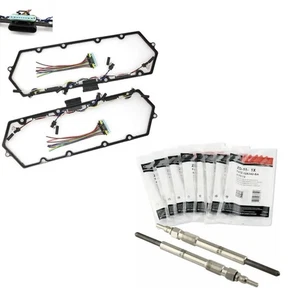 Valve Cover Gasket + ZD-11 Glow Plugs + Harness Set 7.3L 99-03 Ford Powerstroke - Picture 1 of 9