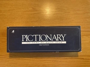 First Edition Pictionary Board Game Complete Quick Draw Vintage 1985 Original - Picture 1 of 13