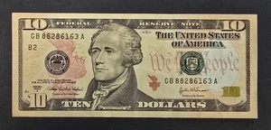 2004-A Uncirculated $10 Federal Reserve Note Bill - Picture 1 of 2