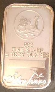 5 oz Silberbarren Silvertowne Prospector - klassisches Design .999 Feinsilber - Bild 1 von 2