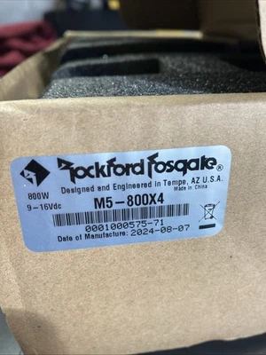 Rockford Fosgate M5-800X4 船用放大器 — 第 1/4 张图片
