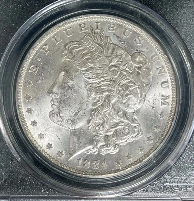 1884-O MORGAN SILVER DOLLAR~PCGS BU ~BEAUTIFUL COIN~ - Image 1 of 4