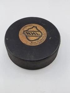 Vtg NHL Minnesota North Stars Approved Game Puck Viceroy Mfg Co Canada Hockey - Picture 1 of 4