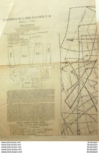 La Mode illustree 1891 # 46 & son Patron with Pattern - Picture 1 of 4