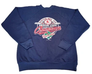 Vintage Boston Red Sox 1988 World Series Crewneck Sweatshirt Blue Made In USA L - Picture 1 of 15