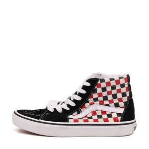 VANS Damen Sk8-Hi Sneaker schwarz rot weiß Retro-Design High-Top EU 36.5 - Bild 1 von 9