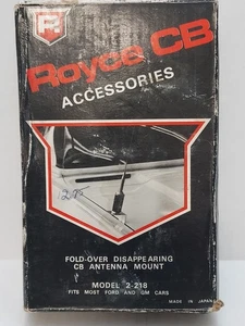 Vintage Royce CB Antenna Model 2-218 Fits Most Ford/GM Cars New Old Stock - Picture 1 of 15