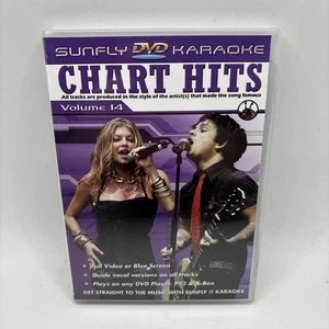 Sunfly Karaoke DVD Volume 14 Chart Hits - Free Post - All Regions - Picture 1 of 3