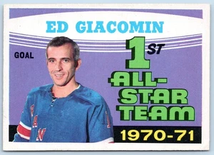 ED GIACOMIN ALL-STAR 1971-72 O-PEE-CHEE 71-72 #250 VGEX+ 86574 - Bild 1 von 2
