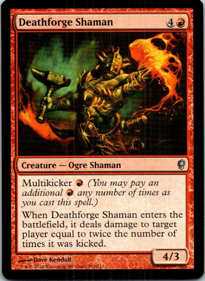 Deathforge Shaman 141 U Conspiracy LP MTG - Image 1 of 1