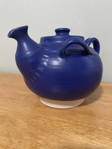 KNUD KYHN KK DANMARK KUNSTKERAMIK wunderschöne blaue TEEKANNE & DECKEL 65 OZ DÄNEMARK - Bild 1 von 11