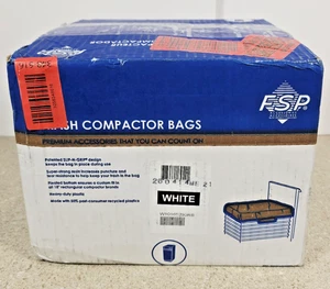 Whirlpool W10165293RB  18-Inch Plastic Compactor Bags 60-Pack - Ugly Box - Picture 1 of 5