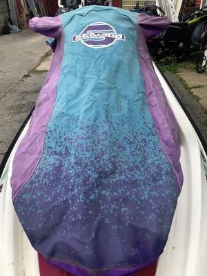 1996-1998 Sea-Doo GSX OEM Purple/Teal Vintage Jetski PWC Storage Cover - Image 1 of 4