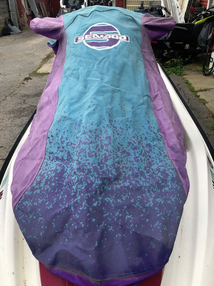 1996-1998 Sea-Doo GSX OEM Purple/Teal Vintage Jetski PWC Storage Cover - Image 1 of 4
