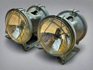 Federal Signal - 12 CTS Twinsonic - Pair of Rotator Light Assemblies With White - Picture 1 of 5