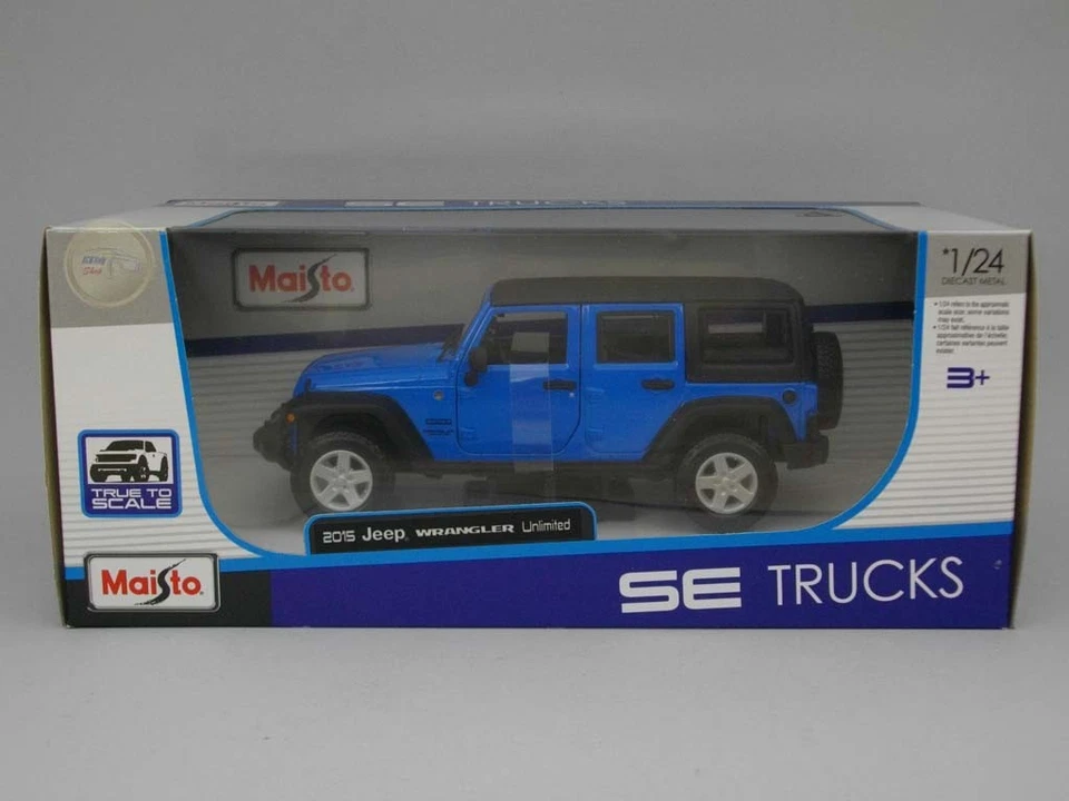 Jeep Wrangler Unlimited - Maisto 1:24 - MA31268BL - Immagine 1 di 1