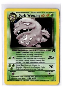 Dark Weezing - 14/82 Team Rocket Holo & Non Holo - LP/MP - VINTAGE - POKEMON TCG - Picture 1 of 8