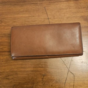 Wilsons Leather Pelle Studio Genuine Leather Brown Wallet  - Picture 1 of 8