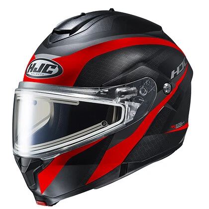 Casco de nieve eléctrico modular Taly HJC C91 negro/rojo semiplano 5X Foto 1 de 1