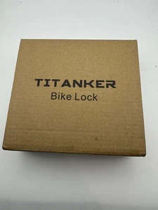 Titanker Bike Lock Combination, Bike Lock Cable 4 Feet Basic Self Coiling Orange - Picture 1 of 3