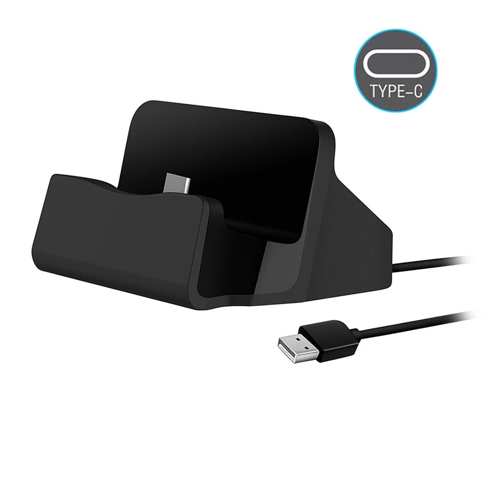 P59C Docking Station USB 3.1 Tipo C Dock Stazione di Ricarica Caricabatterie USB C per Android - Immagine 1 di 4