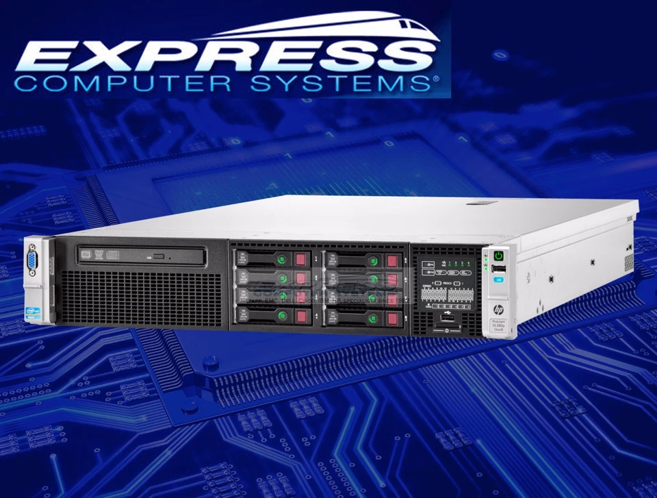HP ProLiant DL380p G8 Gen8 2x E5-2660v2 2.2GHz 10C 192GB 8x 146GB 15K SFF - Image 1 of 1