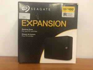 SEAGATE EXPANSION DESKTOP DRIVE 10TB EXTERNAL HDD - Picture 1 of 3