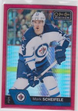 16/17 PLATINUM...MARK SCHIEFELE...RED PRISM...003/199...CARD # 63...JETS