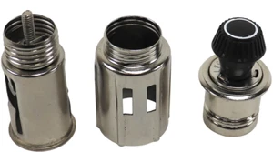 1963 - 1982 Corvette Cigarette Lighter + Housing Set Kit All 3 pieces C2 C3 NEW - Picture 1 of 4