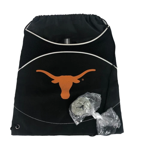 Longhorns Cinch Sack & Paperweight University of Texas NCAA Black *V Cover