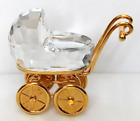 SWAROVSKI Crystal Memories Figurine Baby Carriage Pram Stroller Baby Shower Gift