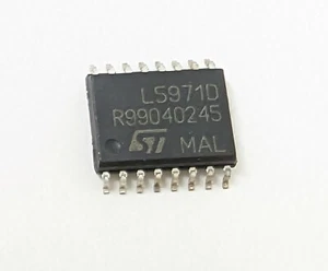 2 pieces L5971D  1.5A STEP DOWN SWITCHING REGULATOR | SO-16W | 6.5 - 28Vin | STM - Picture 1 of 4