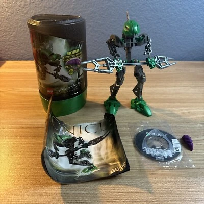 Lego Bionicle Rahkshi Lerahk 8589 8589-2 Purple Kraata LIMITED EDITION WITH CD - Image 1 of 4