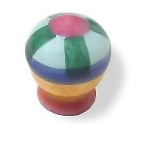 Ceramic Cabinet Knobs Drawer Pull Multi-colored Kids Rooms Furniture Hardware - Picture 1 of 1