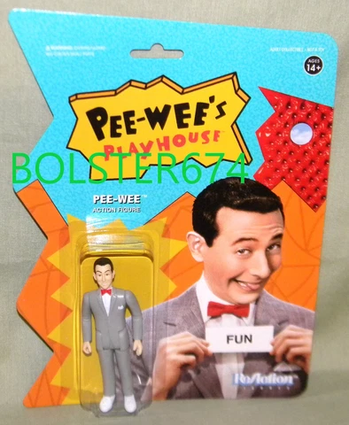 PEE-WEE HERMAN ReAction Super7 Pee-Wees Playhouse Retro 3.75" Figure Cover