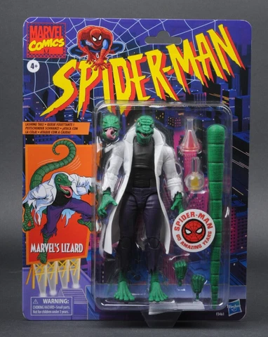 Marvel Legends Spider-Man Retro Lizard 6" Action Figure Exclusive NEW Cover