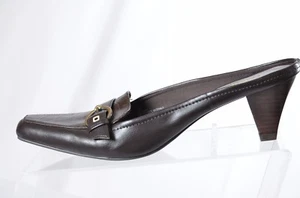 East5th Womens Brown Croc Slip On Mules Shoes Size 8M (H) - Picture 1 of 11